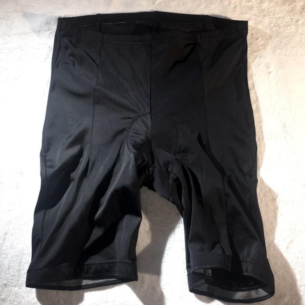 Canari Mens Padded Black Biker Shorts